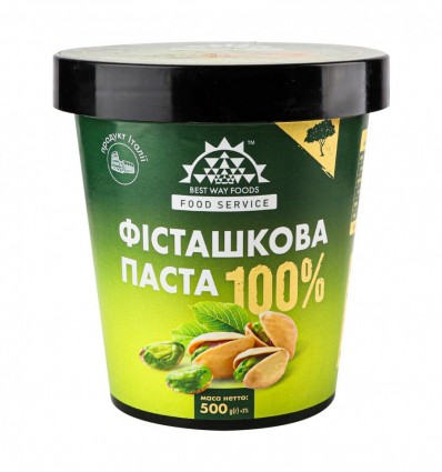 Паста фисташковая Best Way Foods 100% 500г