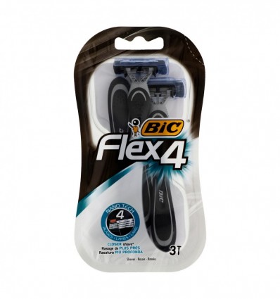 Станок для гоління BiC Flex 4 одноразовий 3шт/уп