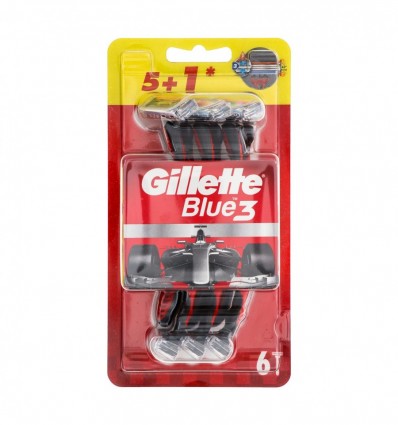 Станок для бритья Gillette Blue3 мужской одноразовый 6шт/уп