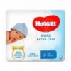 Серветки вологі Huggies Pure Extra Care дитячі 3х56шт
