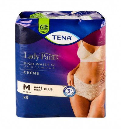 Трусы урологические Tena Lady Pants Plus M Crème для женщин 9шт