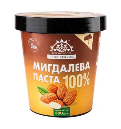 Паста миндальная Best Way Foods 100% 500г