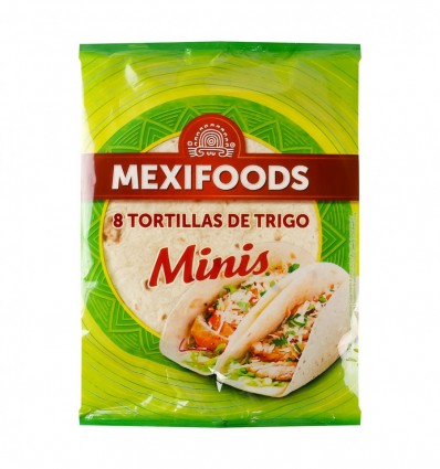 Тортилья Mexifoods Minis пшенична 200г