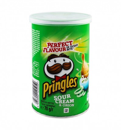 Чипсы Pringles Сметана и лук картофельные 70г