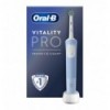 Щетка Oral-B электрическая Vitality Pro Protect clean голубая