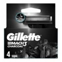 Кассеты Gillette Mach3 сменные для бритья Древесный уголь 4шт