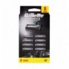 Кассета Gillette Mach3 Charcoal сменная для бритья 8шт