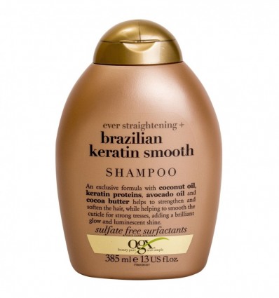 Шампунь Ogx Brazilian Keratin Smooth Pазглаживающий 385мл