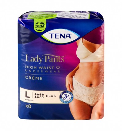 Трусы урологические Tena Lady Pants Plus L Crème для женщин 8шт