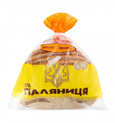 Хліб Київхліб Паляниця половинка в нарізці 400г
