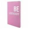 Книга записна Motivation A5, 80 арк. клітинка, Be legendary