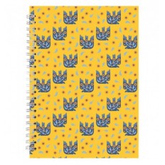 Блокнот на спирали, тв. обл., А5, 96л., клетка №24 ( 8032-24-A )