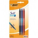 Комплект ручок "Soft Clic", с грипом, 3 шт в блистере