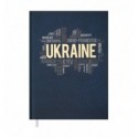 Ежедневник недатированный UKRAINE, A5, темно-синий