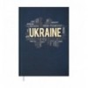 Щоденник недатований UKRAINE, A5, темно-синій