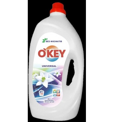 Гель для прання O'KEY Universal 6л