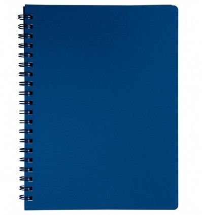 Зошит для записів STATUS, L2U, А4, 80 л., клітинка, пластикова обкладинка, маренго ( BM.24452153-53 