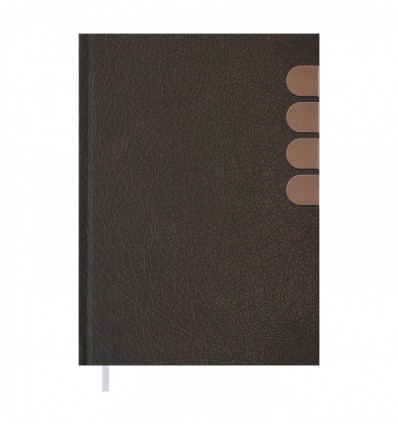 Щоденник недатований INDEX, A5, коричневий
