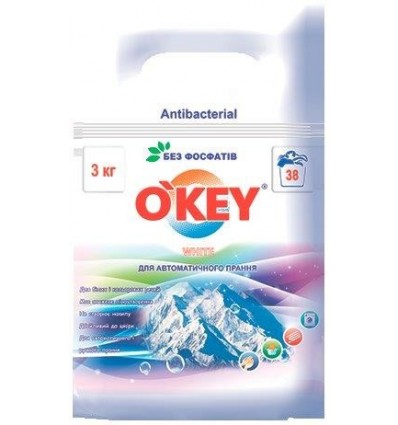 Порошок пральний автомат O'KEY Universal 3000г ( ok.81870 )