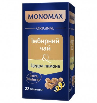 Чай имбирный МОNОМАХ Цедра лимона, 22х2г ( mn.02318 )