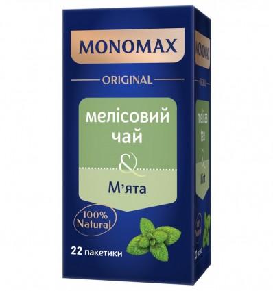Чай Мелисовый МОNОМАХ, Мята 22х1,5 г