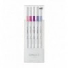 Лайнер uni EMOTT 0.4мм fine line, Floral Color, 5 кольорів ( PEM-SY/5C.07FC )