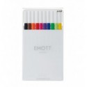 Лайнер uni EMOTT 0.4мм fine line, Standard Color, 10 кольорів ( PEM-SY/10C.01SC )