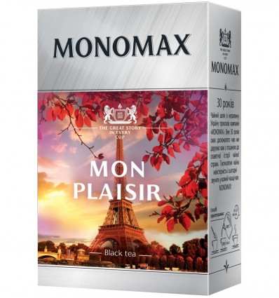 Чай чёрный МОNОМАХ MON PLAISIR лист, 80г