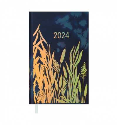 Ежедневник датированный 2024 ONLY, A6, синий
