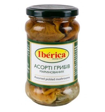 Асорті Iberica грибів маринованих 314 мл