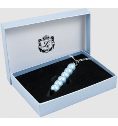 Ручка шариковая Secret, с кристаллами, синий, в подарочном футляре LS.401021-02