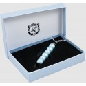 Ручка кулькова Secret, з кристалами, синій, в подарунковому футлярі LS.401021-02