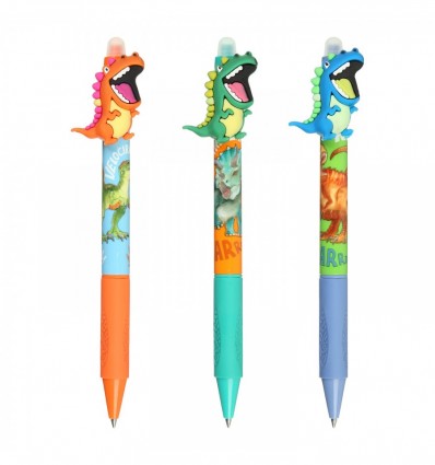 Ручка гелева "Пиши-стирай", 0,5мм, DINO, KIDS Line