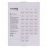 Етикетки з клейким шаром Axent Delta 100 аркушів A4, 105х148,5мм, 4шт/арк.