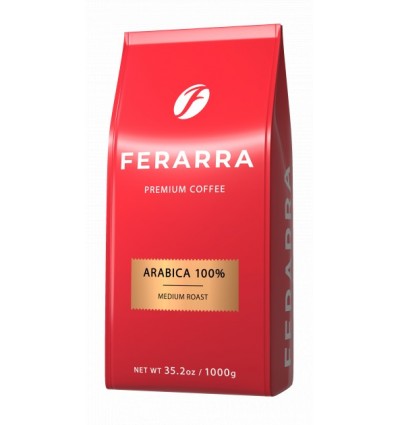 Кофе Ferarra 100% Arabica зерновой 1кг 