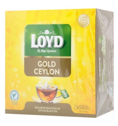 Чай черный Gold Ceylon 50х2 г