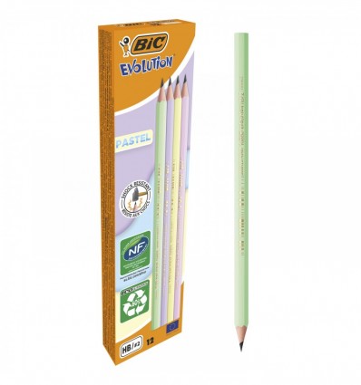 Карандаш "Ecolution Pastel", HB 12шт/уп ( bc518307 )