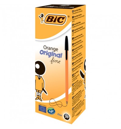 Ручка Bic "Orange", чорна