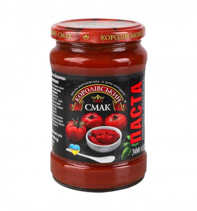Паста томатная Королівський Смак Классическая 25% 300г