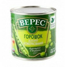 Горошок Верес зелений консервований 420г