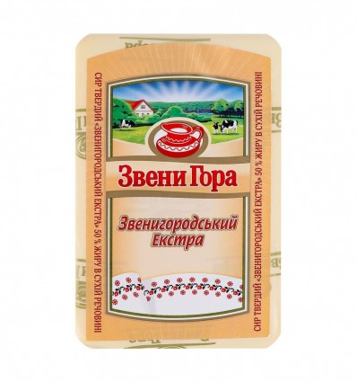 Сыр Звени Гора Звенигородский твердый 50% брусок