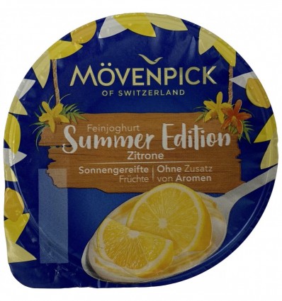 Йогурт Movenpick Summer edition лимон 13% 150 г