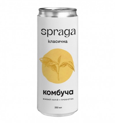 Напій комбуча Spraga класична з/б 330мл