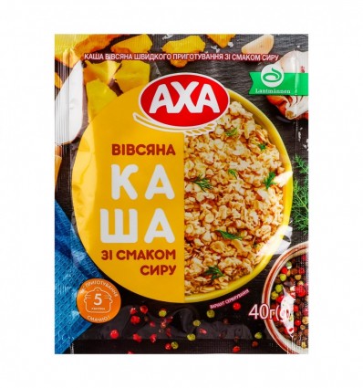 Каша Axa овсяная быстрого приготовления со вкусом сыра 40г