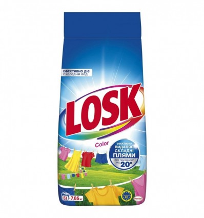 Порошок Losk автомат для цветных вещей 7,65 кг