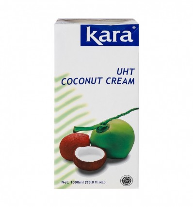 Вершки Kara кокосові ультрапастеризовані 24% 1л
