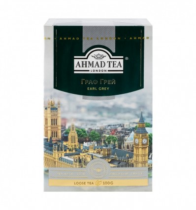 Чай Ahmad Tea Earl Grey черный с ароматом бергамота 100г