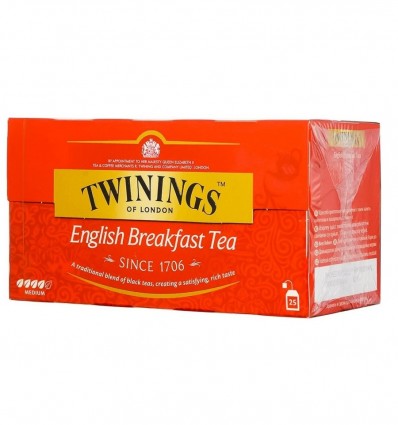 Чай Twinings черный English breakfast 25х2г