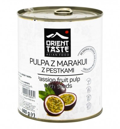 Мякоть маракуи Orient Taste с семенами 850г