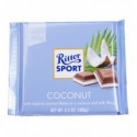 Шоколад Ritter Sport молочний з начинкою кокос-молочний крем 100г